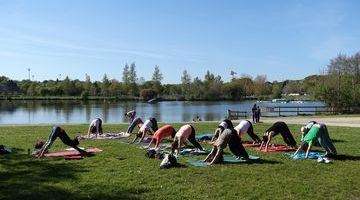 Yoga Quimper, parc Creac'h Gwen